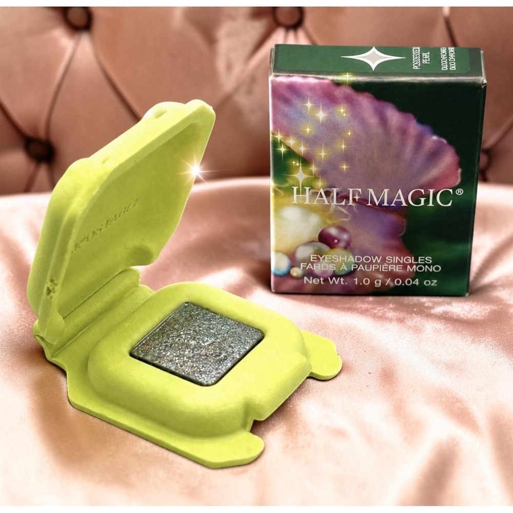 New Half Magic Eyeshadow Single Possessed Pearl Sparkle Duochrome Taupe